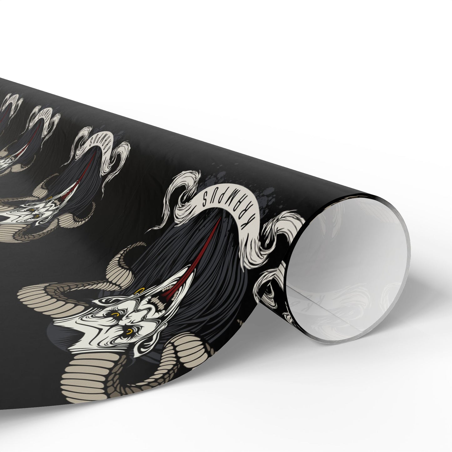 Cursed & Gifted: The Krampus Wrap Roll - Stylish Wrapping Paper for Any Occasion | Unique Gift Wrap, Holiday Decor, Birthday Present, Eco-Friendly Gift Wrap, Party Supplies