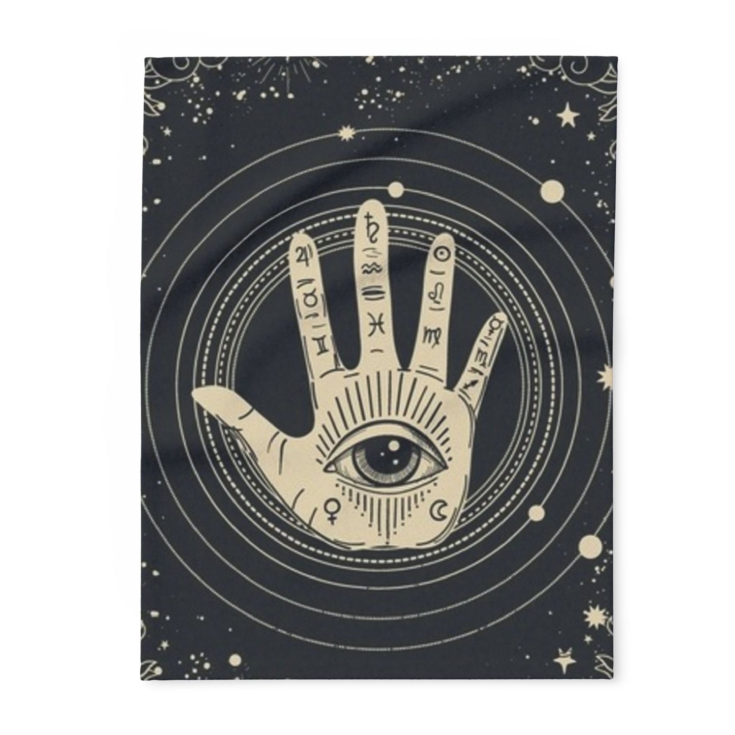Palm of Prophecy Blanket | Cozy Home Decor for Witches, Halloween & Spirituality Lovers | Gift for Witchy Celebrations, [...]