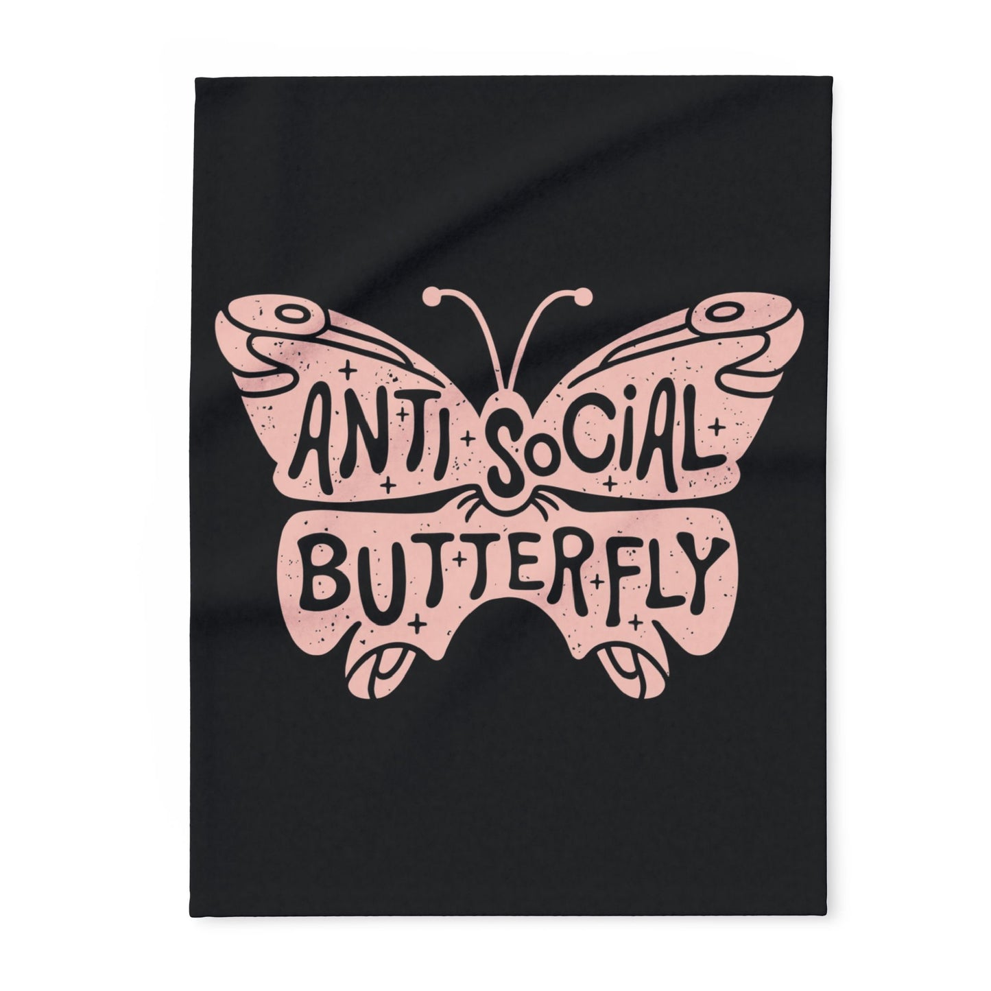 The Anti-Social Butterfly Blanket | Cozy Home Decor for Witches, Halloween & Spirituality Lovers | Gift for Witchy Celebrations, [...]