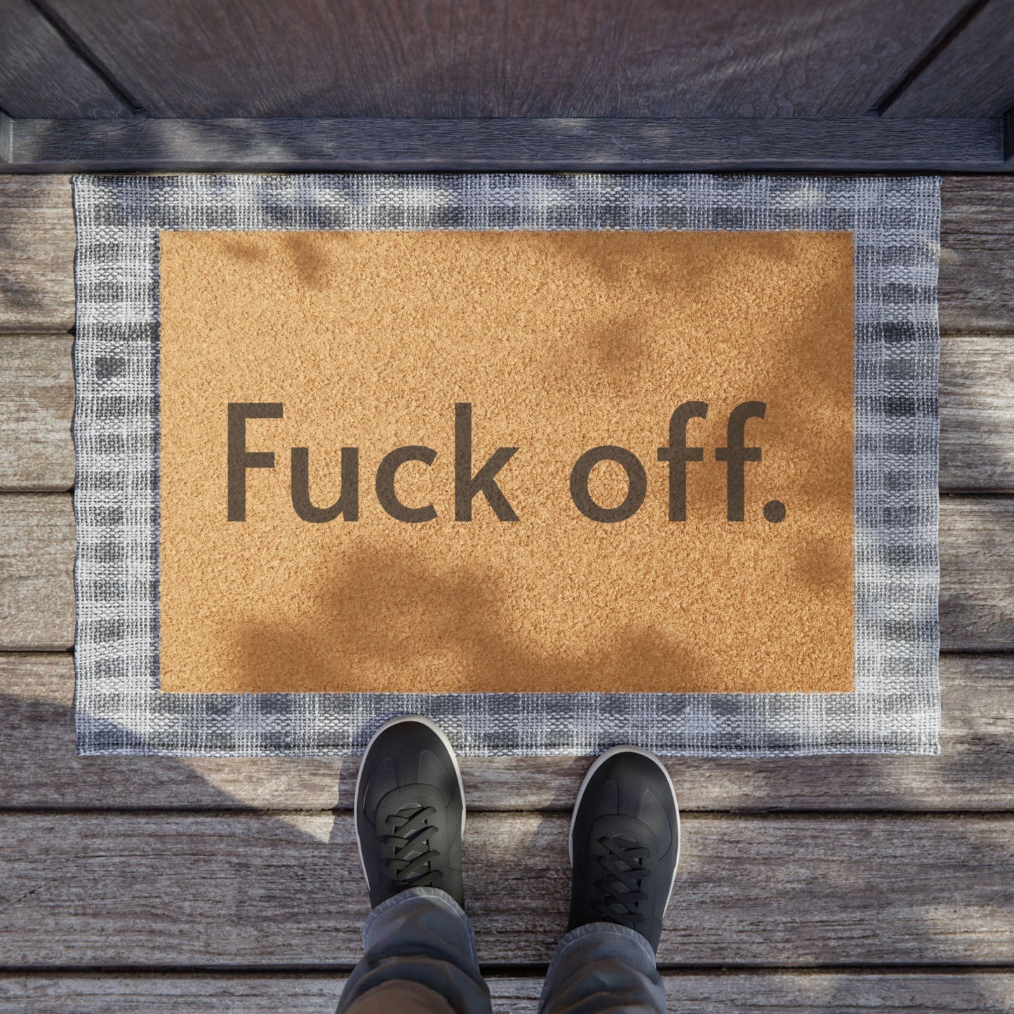 F*ck Off Sassy Doormat - Funny Home Decor for Welcoming Guests with Attitude, Ideal for Housewarming, Birthdays, or Just Because, Entryway Mat, [...]