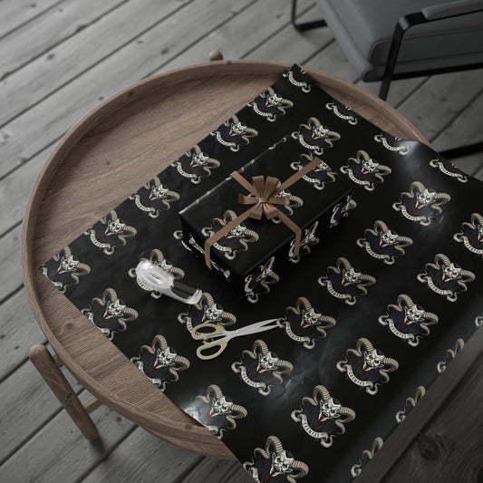 Cursed & Gifted: The Krampus Wrap Roll - Stylish Wrapping Paper for Any Occasion | Unique Gift Wrap, Holiday Decor, Birthday Present, Eco-Friendly Gift Wrap, Party Supplies