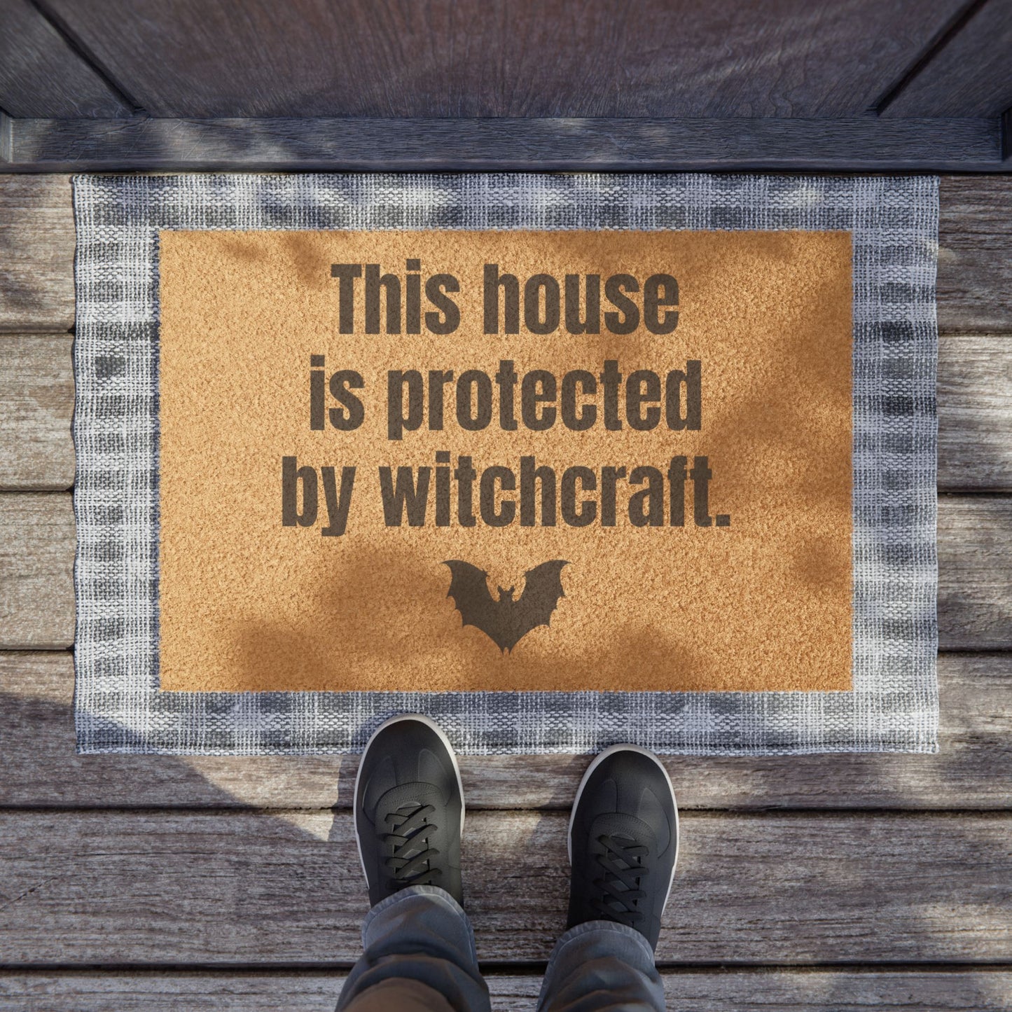 The Witch’s Ward – Protection Sigil Doormat - Funny Home Decor for Welcoming Guests with Attitude, Ideal for Housewarming, Birthdays, or Just Because, Entryway Mat, [...]