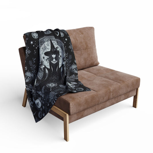 Midnight Hex & Chill Fleece Blanket | Cozy Home Decor for Witches, Halloween & Spirituality Lovers | Gift for Witchy Celebrations, [...]